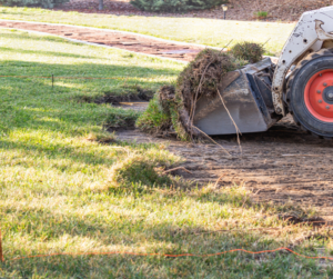 land grading project