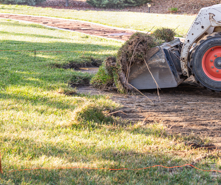 land grading project